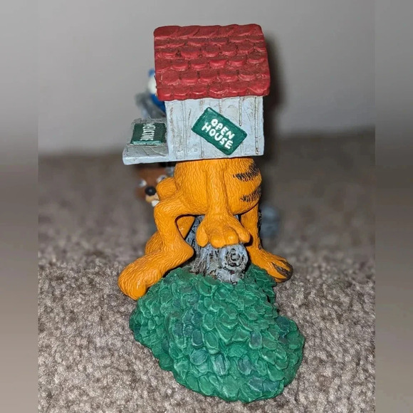 Vintage‎ Garfield Birdhouse Figurine Jim Davis United Feature Syndicate 1978 - Picture 2 of 6